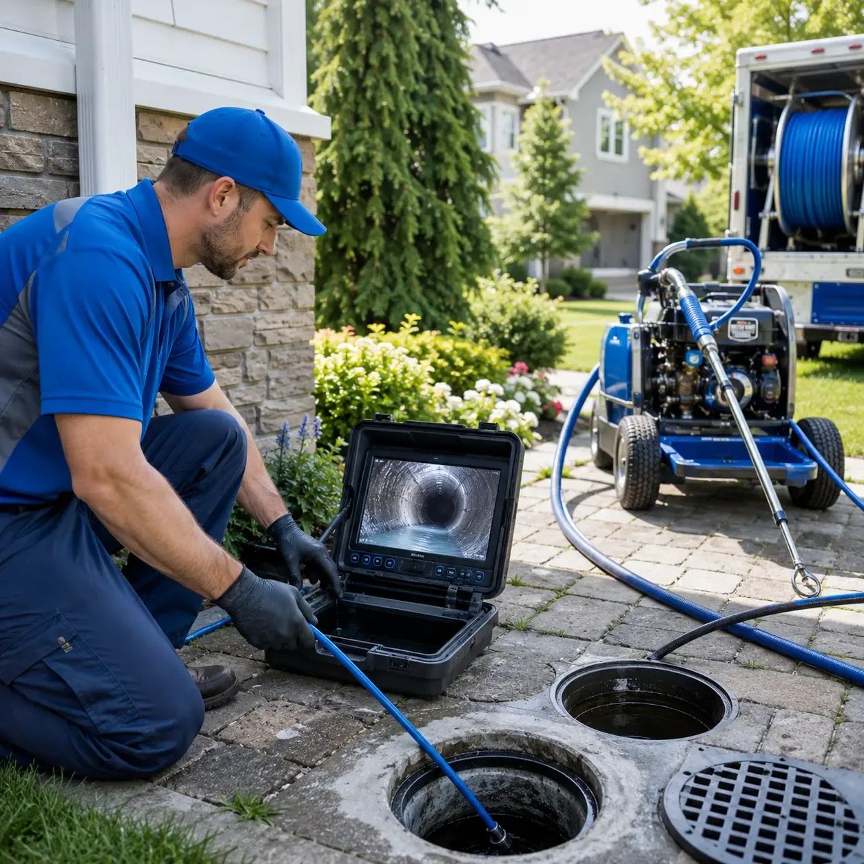 Outdoor drain cleaning professionals serving East Killingly, CT