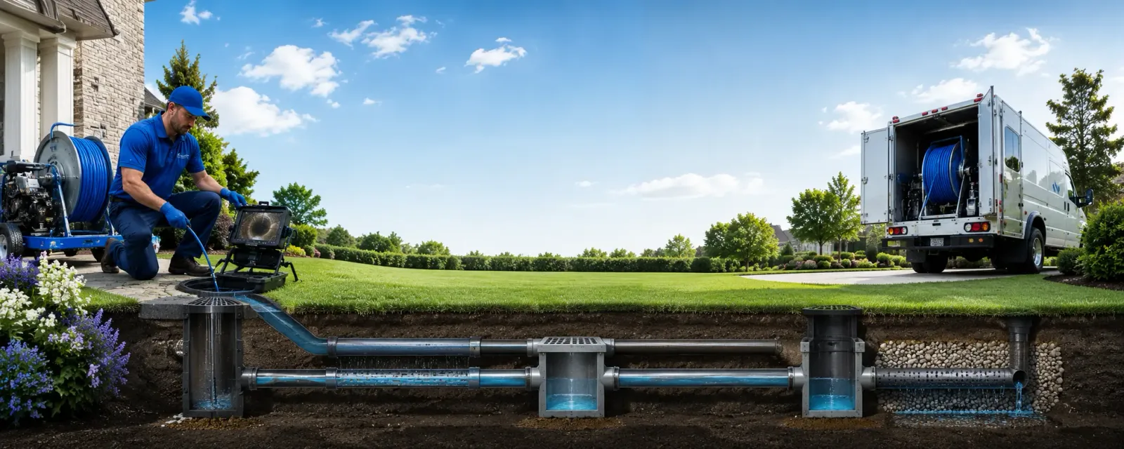 Outdoor drain cleaning information for East Killingly, CT